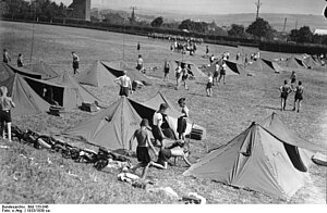 Zeltlager der Hitlerjugend Jugendbewegung Weimarer Republik