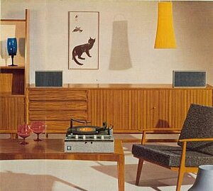 60er Jahre Wohnzimmer